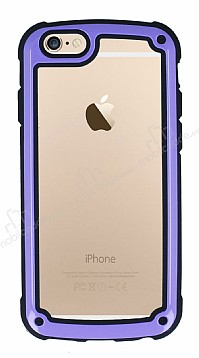 iPhone 6 / 6S Jelly Bumper effaf Ultra Koruma Mor Klf