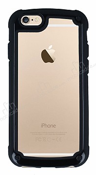 iPhone 6 / 6S Jelly Bumper effaf Ultra Koruma Siyah Klf