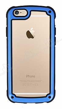 iPhone 6 / 6S Jelly Bumper effaf Ultra Koruma Mavi Klf