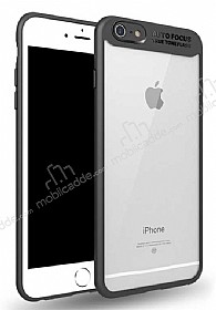 Eiroo Cam Hybrid iPhone 6 / 6S Kamera Korumal Siyah Kenarl Rubber Klf