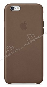 iPhone 6 / 6S Orjinal Klasik Kahverengi Deri Klf