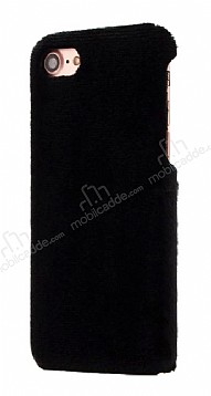 iPhone 6 / 6S Pelu Siyah Rubber Klf
