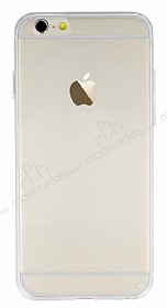 iPhone 6 / 6S effaf Silikon Kenarl effaf Rubber Klf