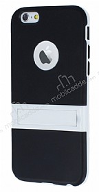 iPhone 6 / 6S Standl Siyah Silikon Klf