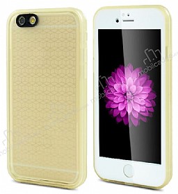 iPhone 6 / 6S Suya Dayankl effaf Gold Klf
