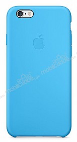 iPhone 6 / 6S Orjinal Mavi Silikon Klf