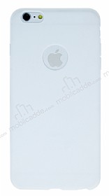 iPhone 6 Plus / 6S Plus Beyaz Silikon Klf