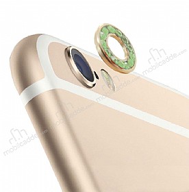 iPhone 6 Plus / 6S Plus Yeil Tal Kamera Lensi Koruyucu