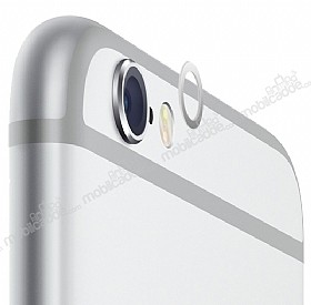 iPhone 6 Plus / 6S Plus Gri Kamera Lensi Koruyucu
