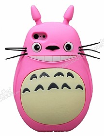 iPhone 6 / 6S Totoro Pembe Silikon Klf