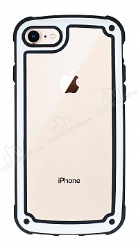 iPhone 7 / 8 Jelly Bumper effaf Ultra Koruma Beyaz Klf