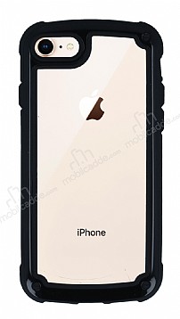 iPhone 7 / 8 Jelly Bumper effaf Ultra Koruma Siyah Klf