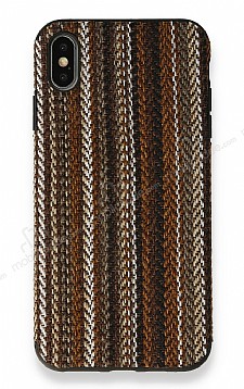 iPhone X / XS Kahverengi rg Kuma Silikon Klf