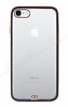 iPhone SE 2020 Kamera Korumal Bumper Siyah Silikon Klf