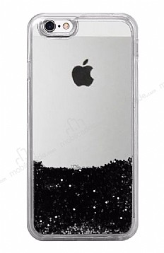 iPhone SE 2022 Sulu Simli Siyah Silikon Klf