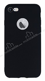 iPhone 7 Mat Siyah Silikon Klf