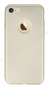iPhone 7 Mat Gold Silikon Klf