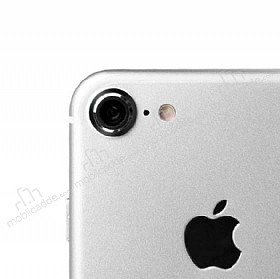 iPhone 7 / 8 Metal Siyah Kamera Lensi Koruyucu