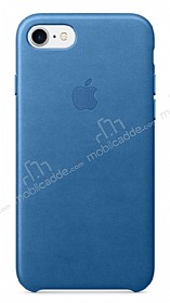 iPhone 7 / 8 Orjinal Sea Blue Deri Klf