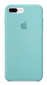 iPhone 7 Plus / 8 Plus Orjinal Sea Blue Silikon Klf