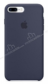 iPhone 7 Plus / 8 Plus Orjinal Midnight Blue Silikon Klf