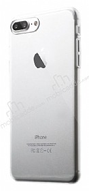 iPhone 7 Plus / 8 Plus Tam Kenar Koruma effaf Rubber Klf