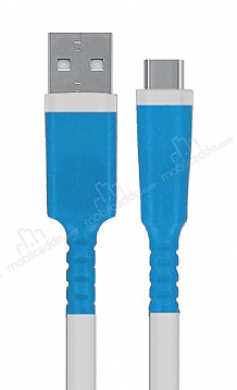 USB Type-C Mavi Kablo Koruyucu