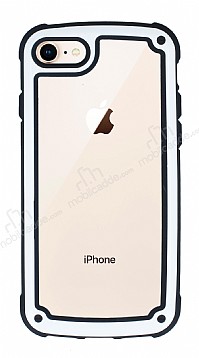 iPhone SE 2020 Jelly Bumper effaf Ultra Koruma Beyaz Klf