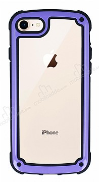iPhone SE 2020 Jelly Bumper effaf Ultra Koruma Mor Klf