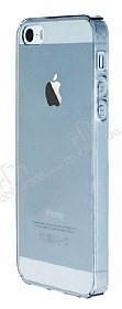 iPhone SE / 5 / 5S Tam Koruma Kristal effaf Siyah Klf
