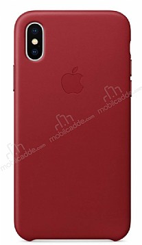 iPhone X / XS Orjinal Product Red Deri Klf