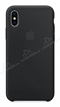 iPhone X / XS Orjinal Siyah Silikon Klf