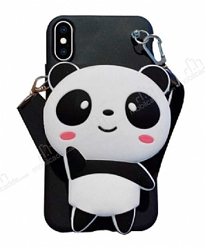 iPhone X / XS Czdanl Boyun Askl Panda Klf