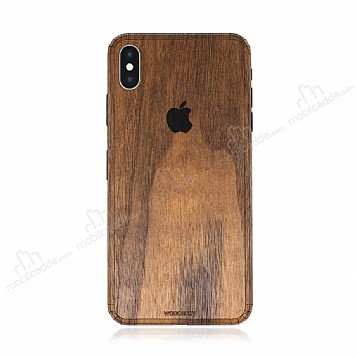 Woodenzy iPhone X Doal Ceviz Ahap Kaplama