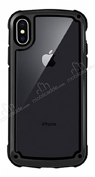 iPhone X / XS Jelly Bumper effaf Ultra Koruma Siyah Klf