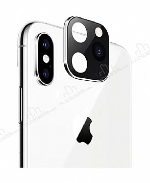 iPhone X / XS to iPhone 11 Pro eviren Silver Kamera Koruyucu