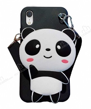 iPhone XR Czdanl Boyun Askl Panda Klf