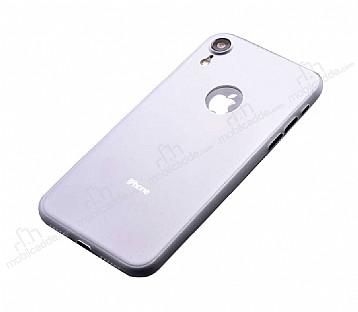 Eiroo Ghost Thin iPhone XR Ultra nce effaf Beyaz Silikon Klf
