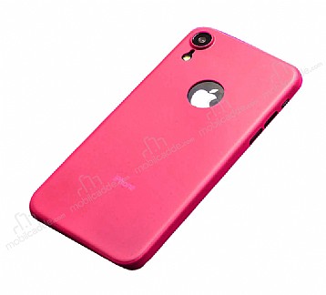 Eiroo Ghost Thin iPhone XR Ultra nce Krmz Silikon Klf