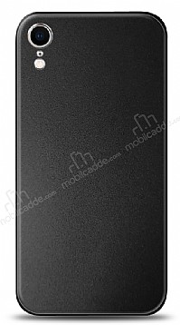 iPhone XR Metal Siyah Rubber Klf