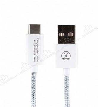 ITFIT USB Type-C Beyaz Data Kablosu 1m