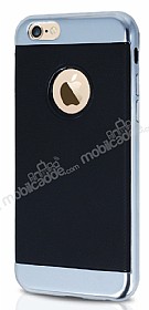 Joyroom Blade Series iPhone 6 / 6S Metalik Kenarl Silver Silikon Klf