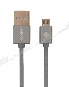 Joyroom Dark Silver Micro USB Kablo 1m