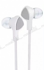 Joyroom E102 Mikrofonlu Kulakii Beyaz Kulaklk