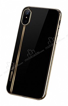 Joyroom Gergeous iPhone X / XS Siyah Silikon Klf