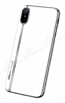 Joyroom Gergeous iPhone X / XS Beyaz Silikon Klf
