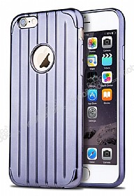 Joyroom Traveler iPhone 6 Plus / 6S Plus Metalik Dark Silver Silikon Klf