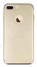 Joyroom iPhone 7 Plus 3 in 1 Gold Rubber Klf