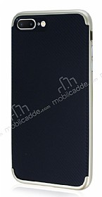 Totu Design Pattern iPhone 7 Plus / 8 Plus Gold Kenarl Ultra Koruma Klf