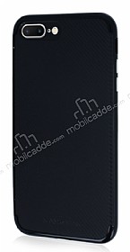 Totu Design Pattern iPhone 7 Plus / 8 Plus Siyah Kenarl Ultra Koruma Klf